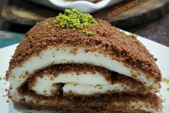 Damla Sakızlı Bisküvili Rulo Tatlı