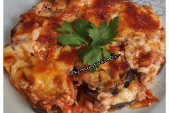 Fırında Nefis Patlıcan Graten (Kızartmadan)