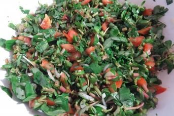 Semiz Otu Salatası (Aşama Fotoğraflı)