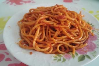 Domates Soslu Spagetti Tarifi