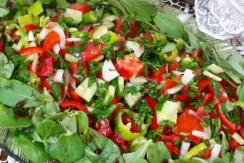 Bol Nar Ekşili Semizotu Salatası