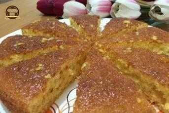 Portakal Şuruplu Kek