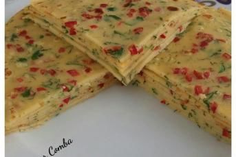 Sebzeli Peynirli Krep Tarifi