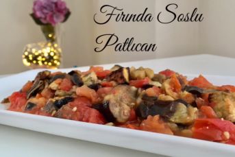 Fırında Soslu Patlıcan