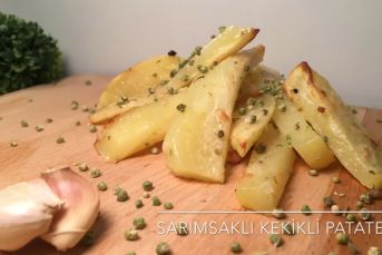 Sarımsaklı Kekikli Patates