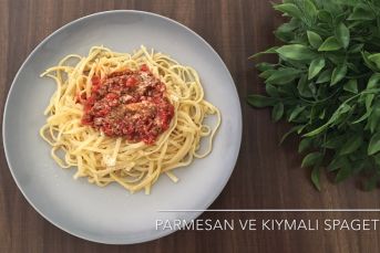 Parmesanlı Kıymalı Spagetti (Videolu)