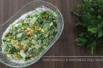 Tane Hardallı Ve Mayonezli Yeşil Salata