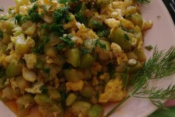 Dereotu Yumurtalı Kabak