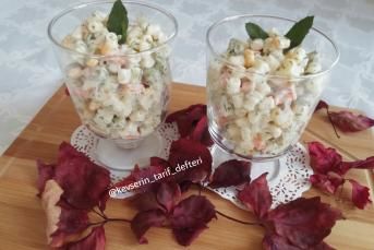 Kaşık Kaşık Yediren Makarna Salatası