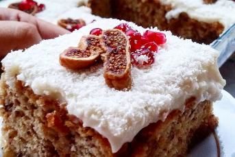 İncirli Muhallebili Pasta