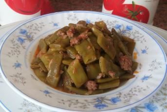 Nefis Kıymalı Taze Fasülye Yemeği