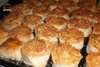 Cevizli Kadayıf Rulosu