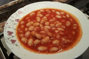 Taze Barbunya Yemeği