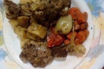 Fırın Torbasında Soslu Baget