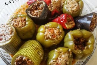 Karışık Dolma (Biber, Kabak, Patlıcan)