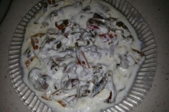 Patlıcanlı Biberli Yoğurt Mezesi