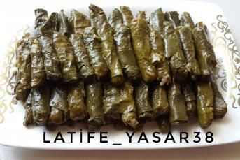 Yaprak Sarması (Bulgurlu, Pirinçli)