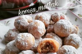 Lokumlu Cevizli Kurabiye