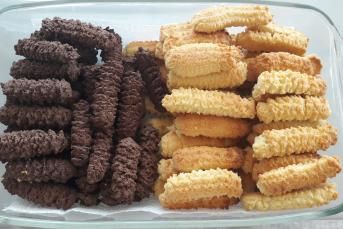 İki Renkli Tırtıl Kurabiye