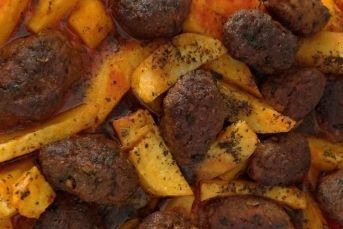 Fırında Patatesli Köfte (Mutlaka Deneyin)