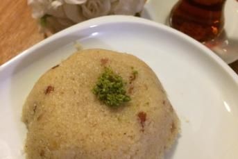 Dondurmalı Bademli İrmik Helvası