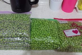 Derin Dondurucuya Bezelye (Kış İçin)