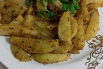 İddialı Soslu Elma Dilim Patates