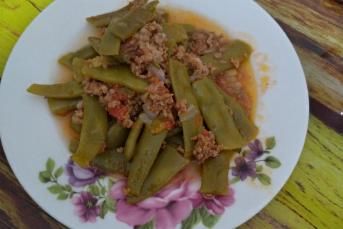 Taze Fasulye Yemeği (Kıymalı)