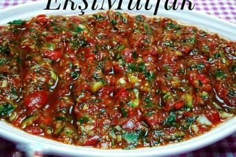 Ezme Salata Yapımı