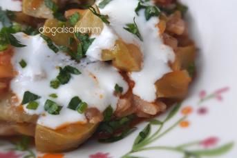 Nefis Zeytinyağlı Kabak Yemeği