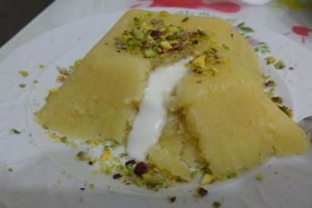 Dondurmalı İrmik Tatlısı