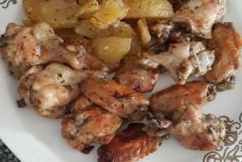 Fırın Poşetinde Tavuk Patates