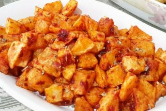 Kahvaltılık Salça Soslu Patates Kızartması