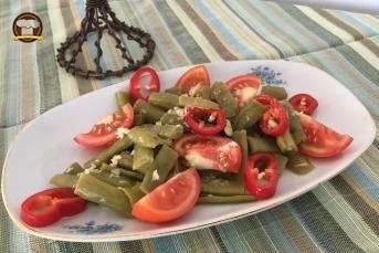 Taze Fasulye Salatası