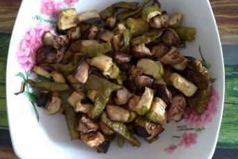 Fırında Sebze Kızartması