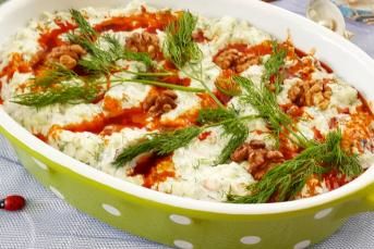Yoğurtlu Kabak Salatalık Mezesi