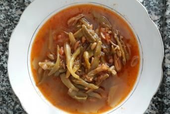 Düdüklüde Taze Fasulye Yemeği