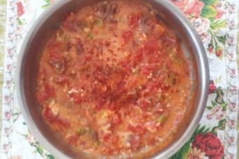 Pastırmalı Menemen Tarifi