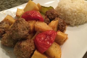 Fırında Köfteli Patates Tarifi