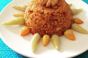 Tavuklu Bulgur Pilavı