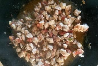 Tavuklu Saç Kavurma