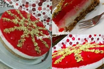 Pişmeyen Jöleli Cheesecake Tarifi