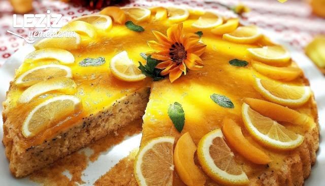 Şeftali Soslu Tart Pasta Leziz Yemeklerim