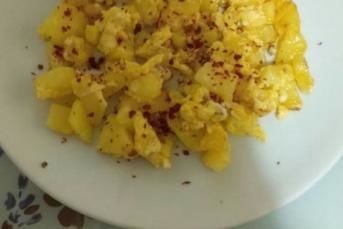 Kahvaltılık Yumurtalı Patates Yapılışı