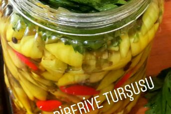 Top Biber Turşusu (Hazırları Aratmayacak Kadar Güzel)