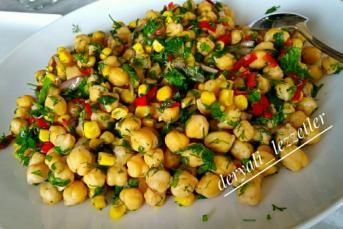 Nohut Salatası (Orjinal - Ev Yapımı)