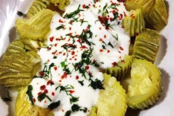 Zeytinyağlı Yoğurtlu Kabak