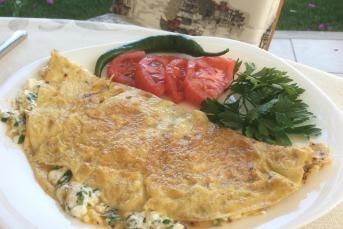 Otlu Beyaz Beynirli Omlet