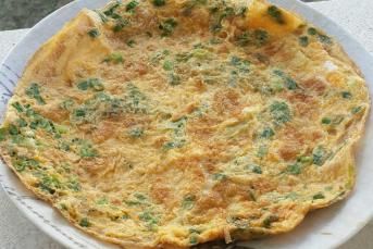 Yeşil Soğanlı Omlet