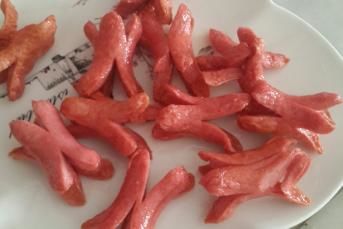 Çiçek Sosis Kızartması